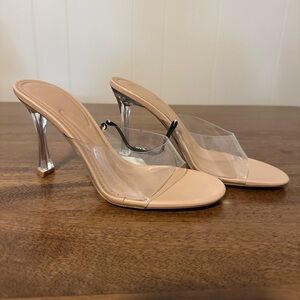 Zara new with tags clear Women's Heels